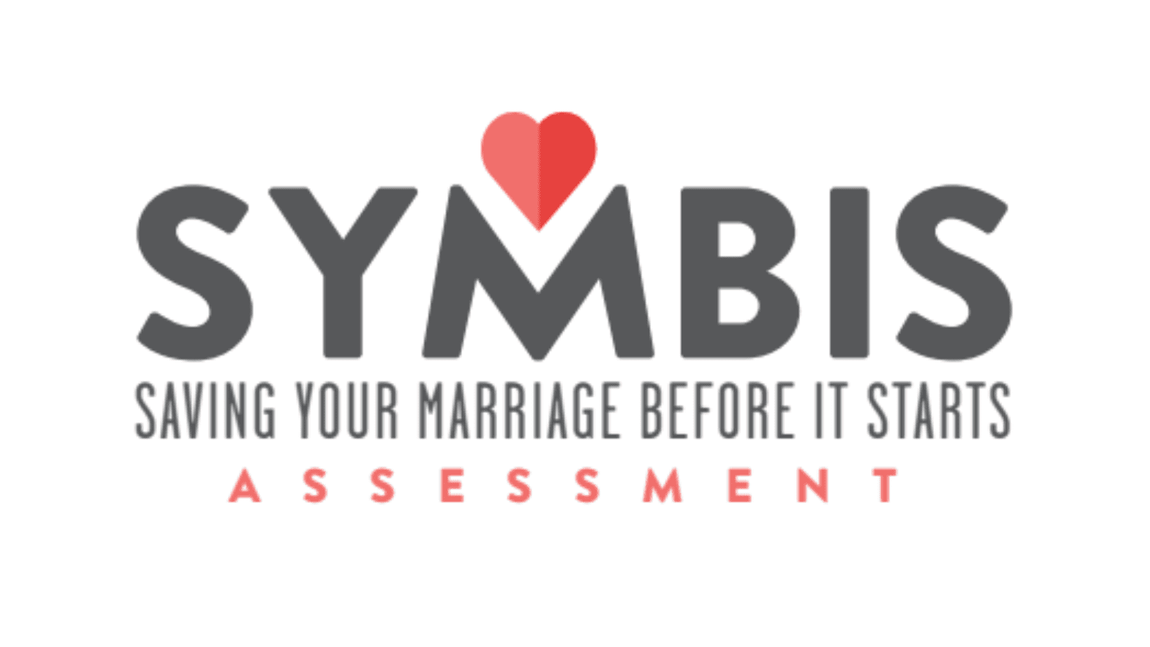 SYMBIS marriage assessment logo with heart.