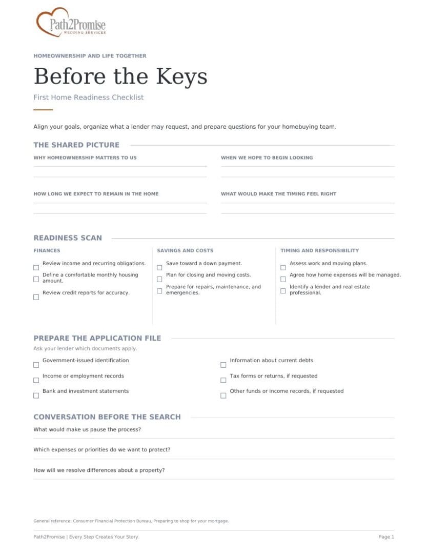 Detailed home readiness checklist cover